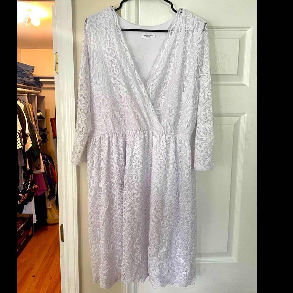 Honeymoon Holiday Dress, White Lace Dress